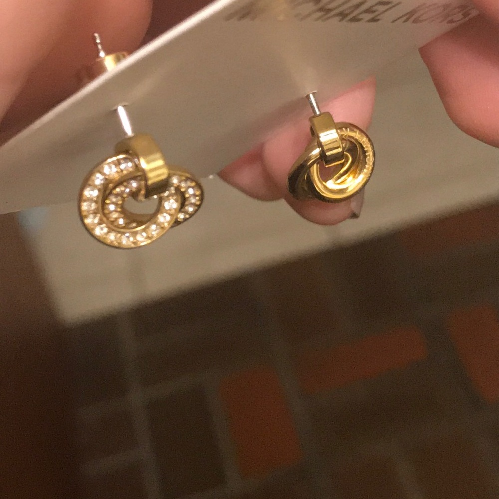 Michael Kors gold earrings